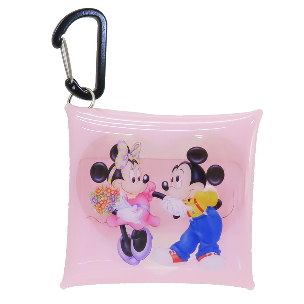 シネマコレクション cinemacollection ミッキー&ミニー ミニポーチ クリアマルチケースSS ブラシアート ハート ディズニー マリモクラフト 小物入れ キャラクター グッズ (メーカー指定色) メーカー指定色