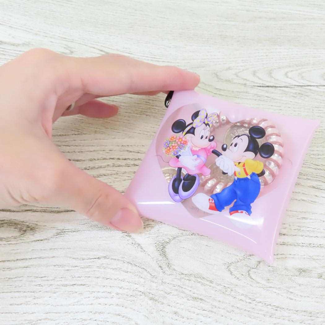 シネマコレクション cinemacollection ミッキー&ミニー ミニポーチ クリアマルチケースSS ブラシアート ハート ディズニー マリモクラフト 小物入れ キャラクター グッズ (メーカー指定色) メーカー指定色