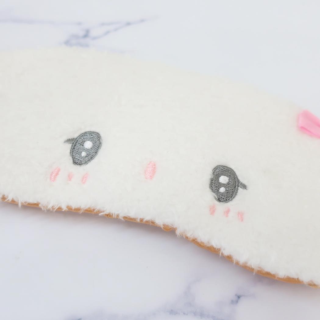 シネマコレクション cinemacollection こぎみゅん 旅行用品 もこもこアイマスク サンリオ 粧美堂 睡眠 快眠 遮光 キャラクター グッズ (メーカー指定色) メーカー指定色