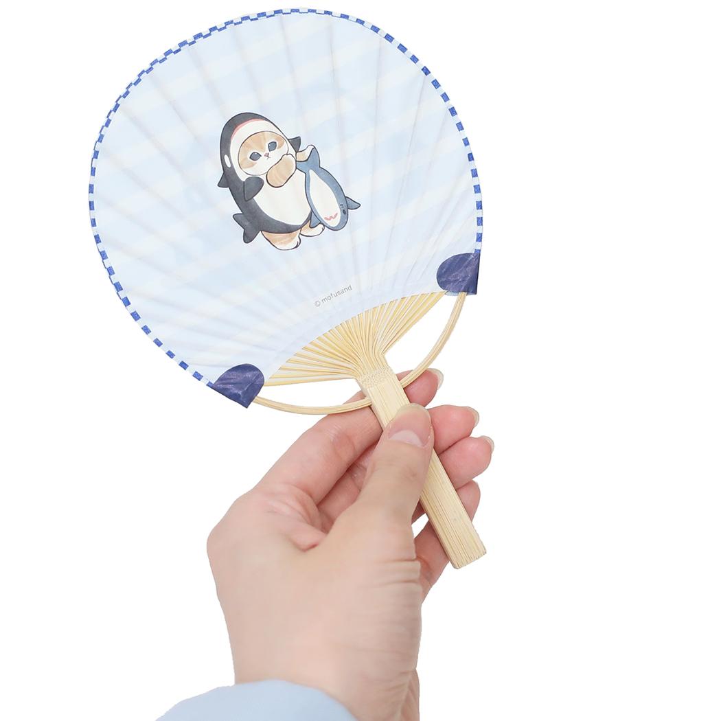 シネマコレクション cinemacollection モフサンド グリーティングカード 竹うちわ シャチにゃん mofusand アクティブコーポレーション 一筆箋付き キャラクター グッズ (メーカー指定色) メーカー指定色