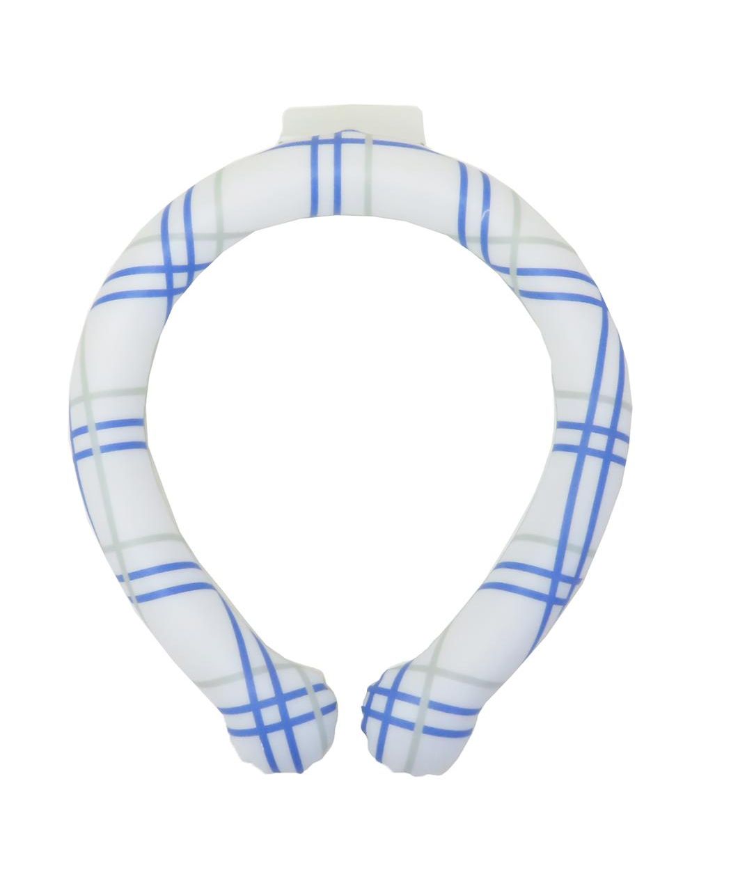 シネマコレクション cinemacollection 夏用クールネック アイスフローズンリング ソリッドチェック フレンズヒル 熱中症対策 冷却 ネッククーラー 暑さ対策 グッズ (M) M