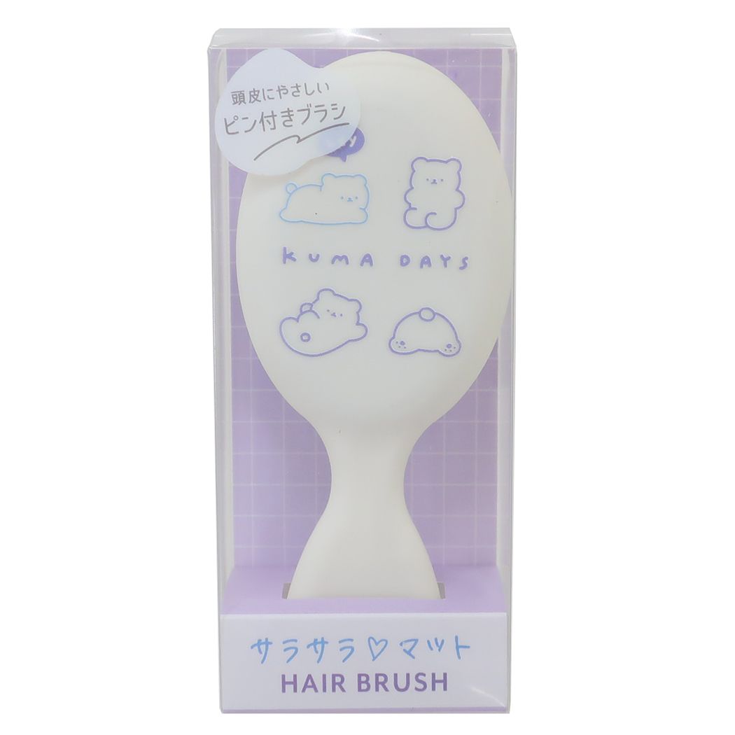 シネマコレクション cinemacollection ヘアブラシ マットヘアブラシ KUMA DAYS カミオジャパン かわいい くし グッズ 【返品不可商品】 (メーカー指定色) メーカー指定色