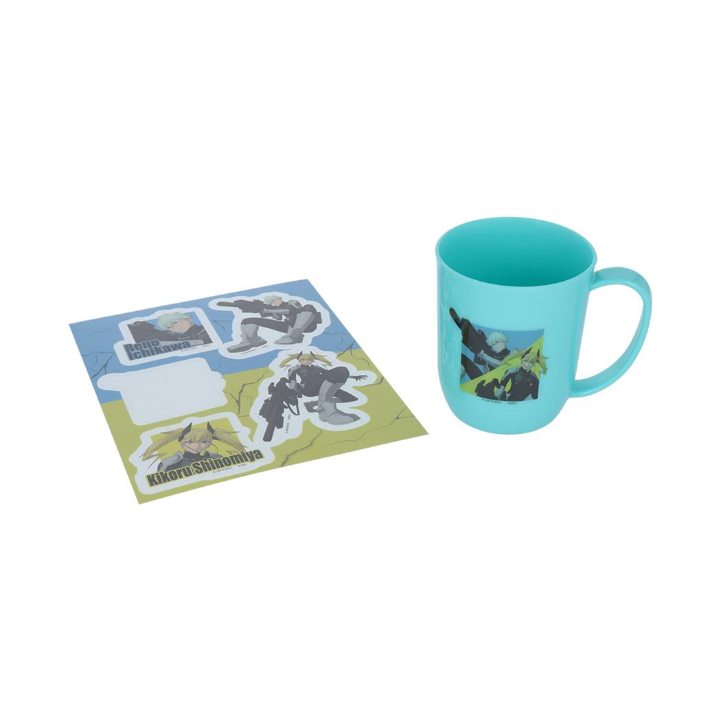 シネマコレクション cinemacollection 怪獣8号 ステッカー キャラクター ビッグクリアステッカー 市川 レノ&四ノ宮 キコル 少年ジャンプ サンスター文具 キャラクターシール アニメキャラクター グ (メーカー指定色) メーカー指定色