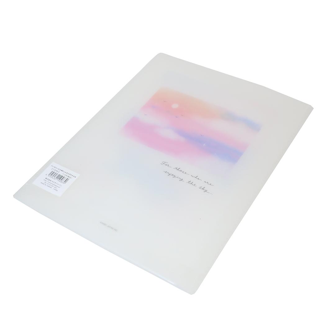 シネマコレクション cinemacollection ポケットファイル ハードハード6ポケットクリアファイル A4 MELLOW SKY カミオジャパン 新学期準備文具 かわいい グッズ (メーカー指定色) メーカー指定色