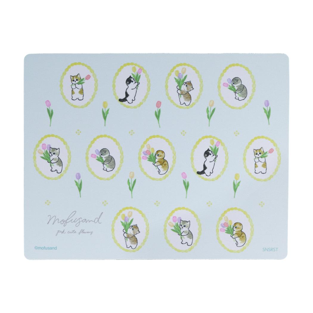 シネマコレクション cinemacollection モフサンド PCアクセ マウスパッド ライトブルー mofusand サンスター文具 かわいい キャラクター グッズ (メーカー指定色) メーカー指定色