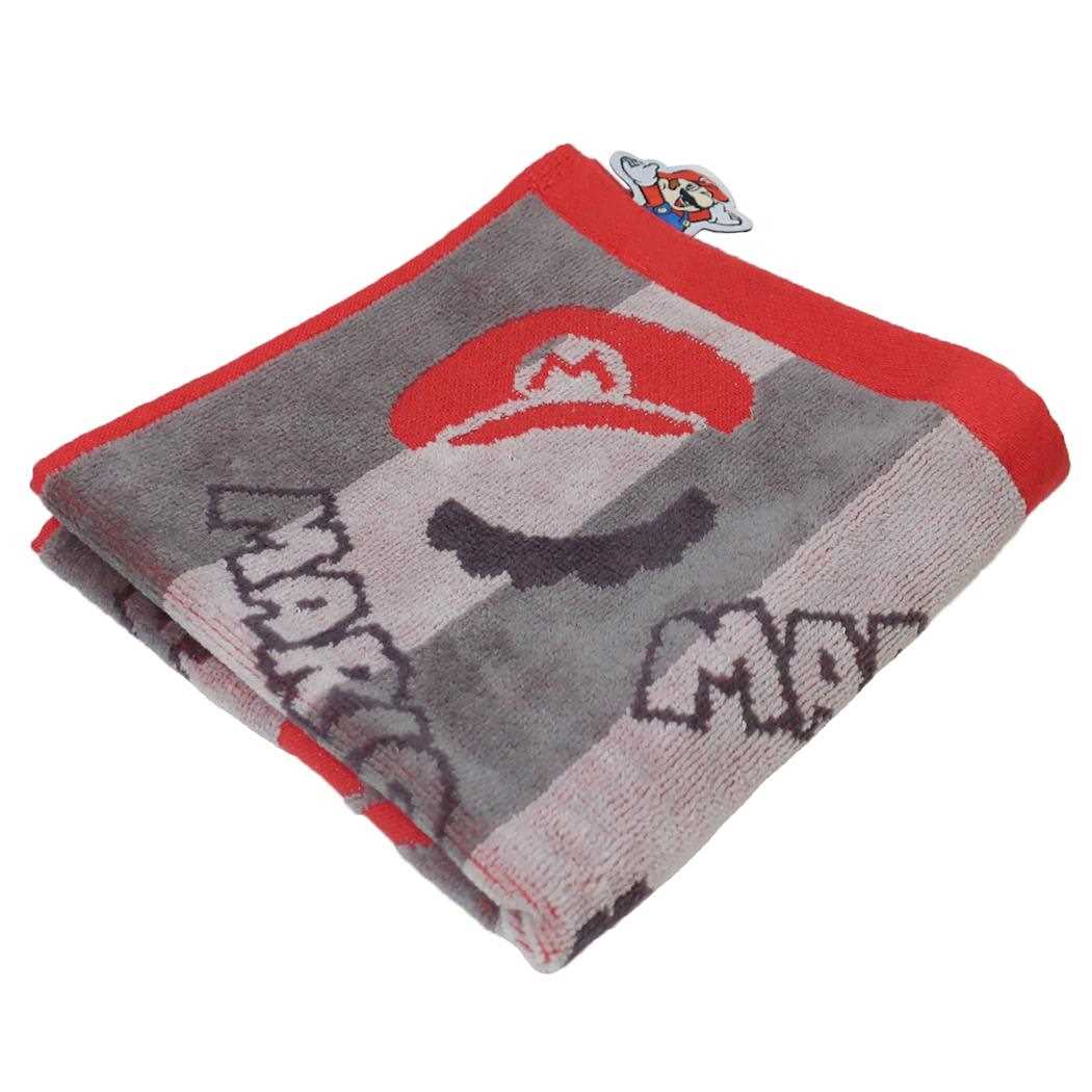 シネマコレクション cinemacollection スーパーマリオ ハンドタオル ウォッシュタオル スタンダードシルエット 丸眞 ハンカチ プレゼント ギフト キャラクター グッズ