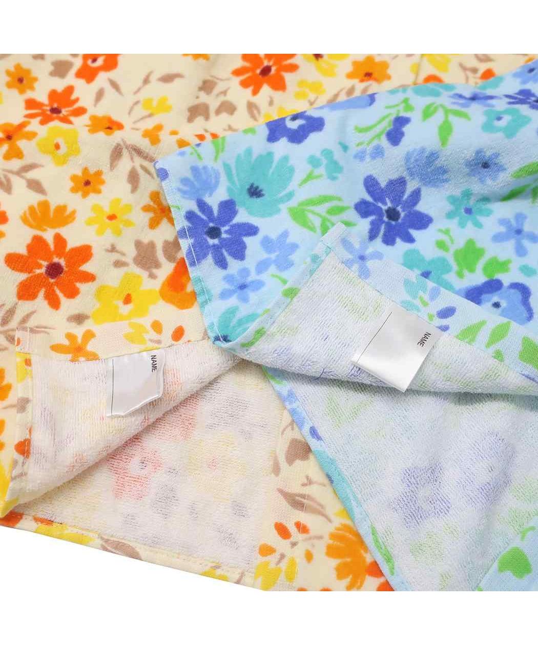 シネマコレクション cinemacollection ラップタオル マキL 80cm丈巻き巻きタオル アクアフラワー 林タオル 海プール 着替えタオル 女の子 グッズ (オレンジ) オレンジ