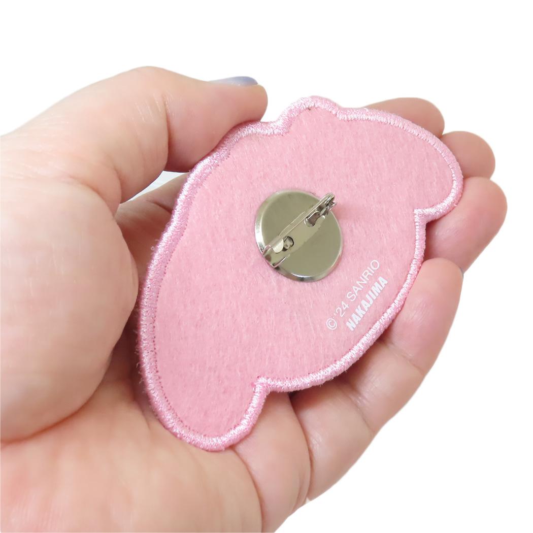 シネマコレクション cinemacollection マイメロディ バッジ サガラバッジ サンリオ ナカジマ 相良刺繍 安全ピン キャラクター グッズ (メーカー指定色) メーカー指定色