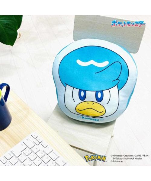 シネマコレクション cinemacollection ポケットモンスター クッション もちもちフェイスクッション クワッス ポケモン モリシタ インテリア 先行販売商品 キャラクター グッズ (メーカー指定色) メーカー指定色