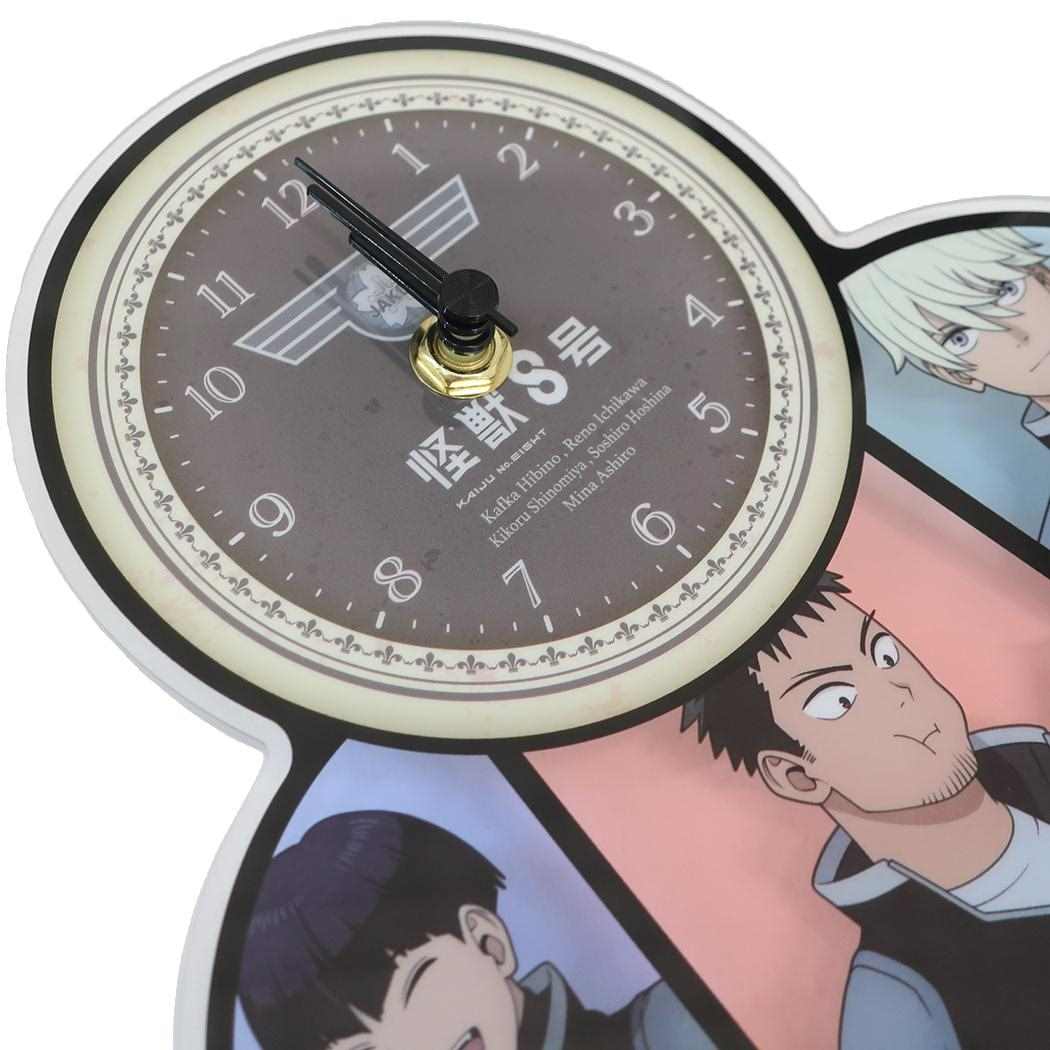 シネマコレクション cinemacollection 怪獣8号 ウォールクロック アクリル壁掛け時計 ランチタイム マリモクラフト プレゼント アニメキャラクター グッズ (メーカー指定色) メーカー指定色