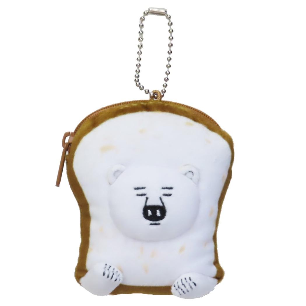 シネマコレクション cinemacollection しろくまシリーズ コインケース 小銭入れ パンしろくま ケイカンパニー ぬいぐるみミニポーチ 絵本キャラクター グッズ (メーカー指定色) メーカー指定色