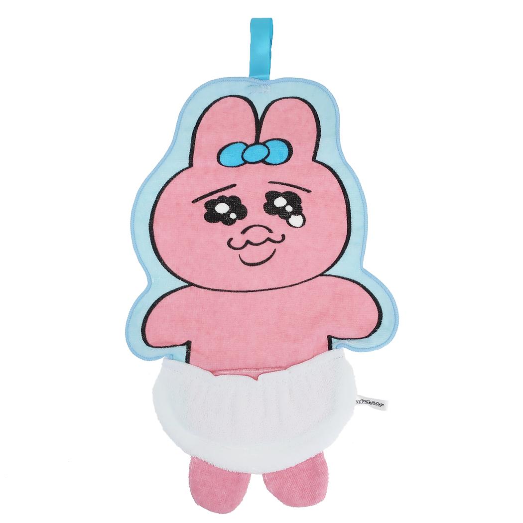 シネマコレクション cinemacollection おぱんちゅうさぎ ループタオル ループ付ダイカットタオル カルチュアエンタテインメント お手拭きタオル キャラクター グッズ (メーカー指定色) メーカー指定色