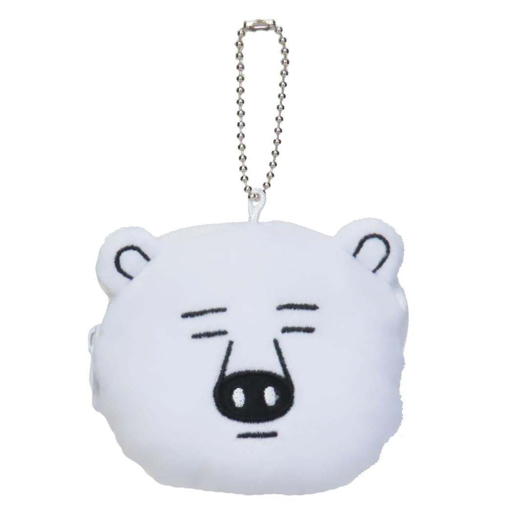 シネマコレクション cinemacollection しろくまシリーズ コインケース 小銭入れ しろくま ケイカンパニー ぬいぐるみミニポーチ 絵本キャラクター グッズ (メーカー指定色) メーカー指定色