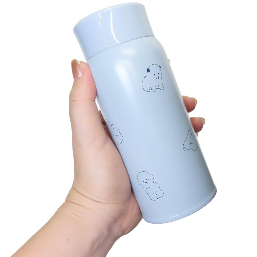 シネマコレクション cinemacollection ミリミリ 保温保冷水筒 ステンレスボトル 350ml イヌ クーリア 新学期準備 ランチ雑貨 グッズ (メーカー指定色) メーカー指定色