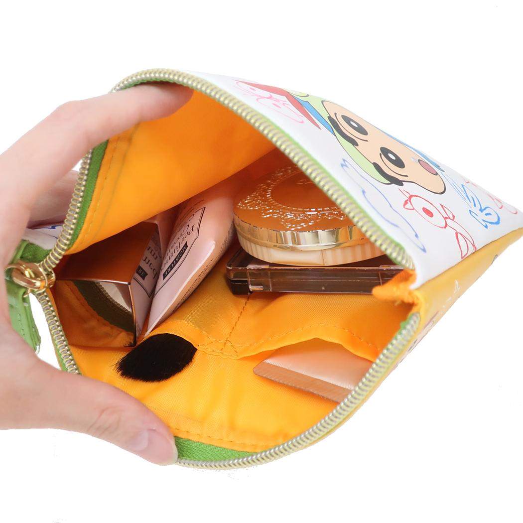 シネマコレクション cinemacollection クレヨンしんちゃん オラたちの恐竜日記 コスメポーチ フラットポーチ スモールプラネット 化粧ポーチ 小物入れ アニメキャラクター グッズ (メーカー指定色) メーカー指定色