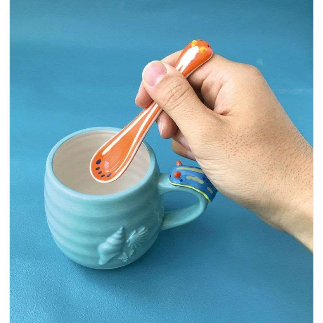 シネマコレクション cinemacollection ウミウシスプーン umiusea life ウミウシーライフ カトラリー デコレ アオ【返品不可商品】 (メーカー指定色) メーカー指定色