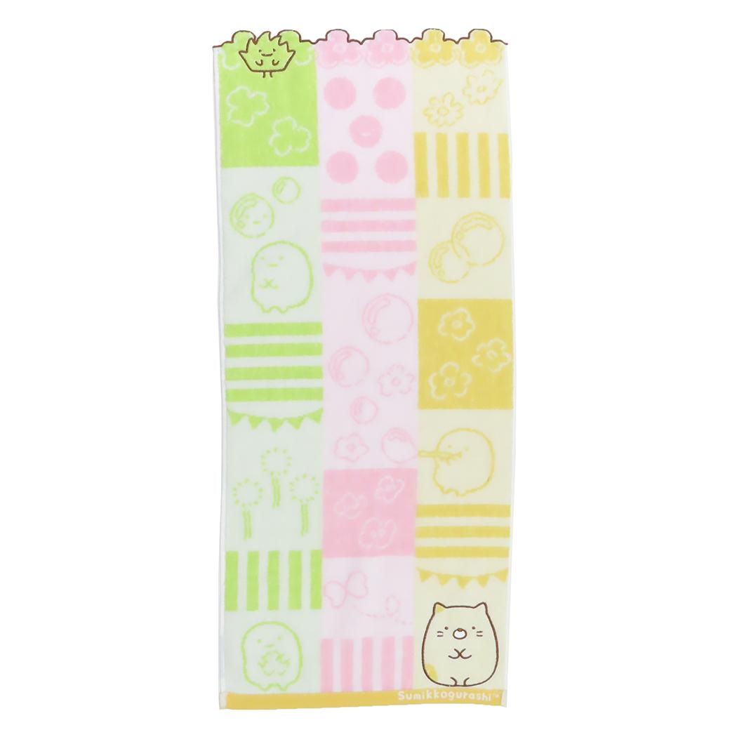 Cinema Collection cinemacollection Sumikko Gurashi Face Towel Jacquard Long Towel Shamble Cat San-X Marushin New Life Goods Character Merchandise