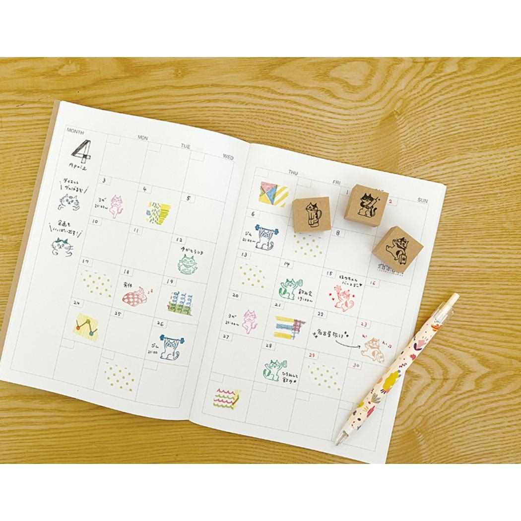 シネマコレクション cinemacollection ハンコ お猫ライフスタンプ 飲み会 デコレ ラッピング プレゼント デコレーション キャラクター グッズ (メーカー指定色) メーカー指定色
