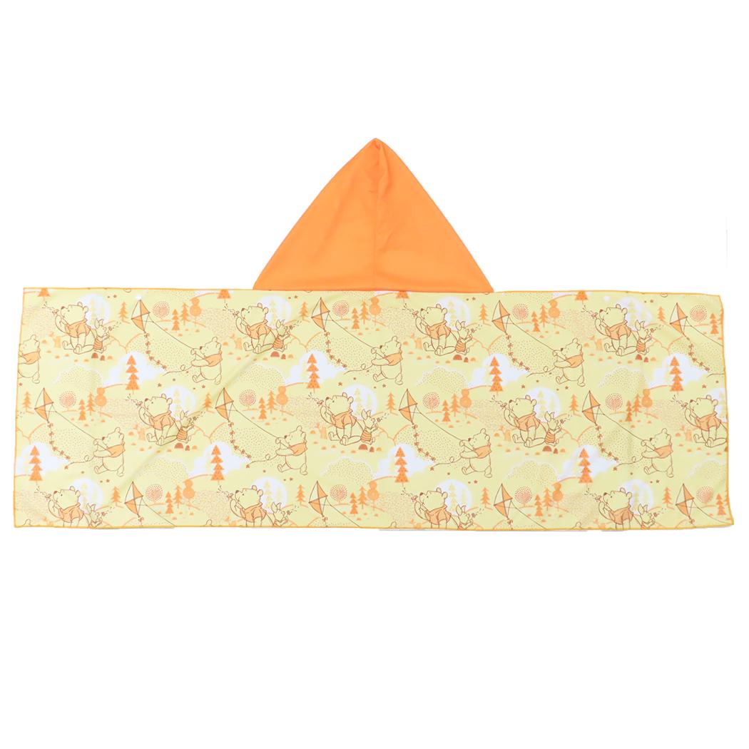 シネマコレクション cinemacollection くまのプーさん クールタオル 冷感フード付きタオル クールフォレスト ディズニー 丸眞 巾着付き アウトドア 熱中症対策 キャラクター グッズ (メーカー指定色) メーカー指定色