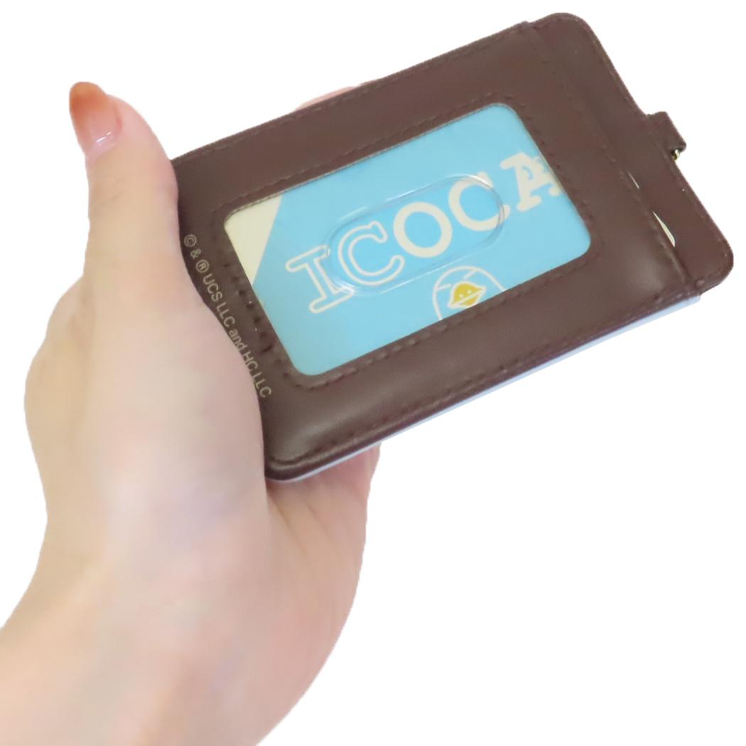 シネマコレクション cinemacollection おさるのジョージ 定期入れ シングルパスケース LUCKY カミオジャパン ICカードケース 絵本キャラクター グッズ