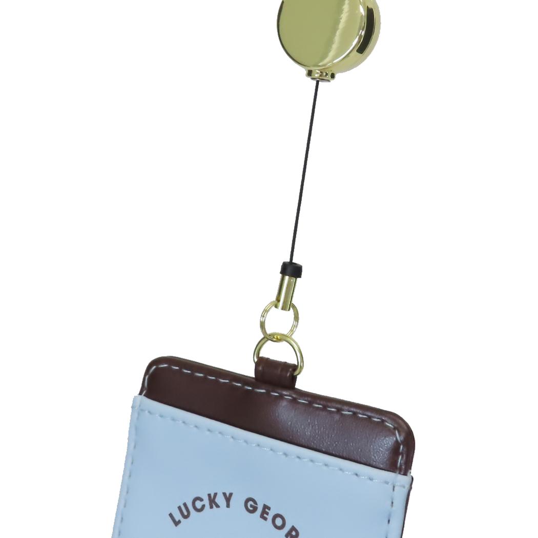 シネマコレクション cinemacollection おさるのジョージ 定期入れ シングルパスケース LUCKY カミオジャパン ICカードケース 絵本キャラクター グッズ