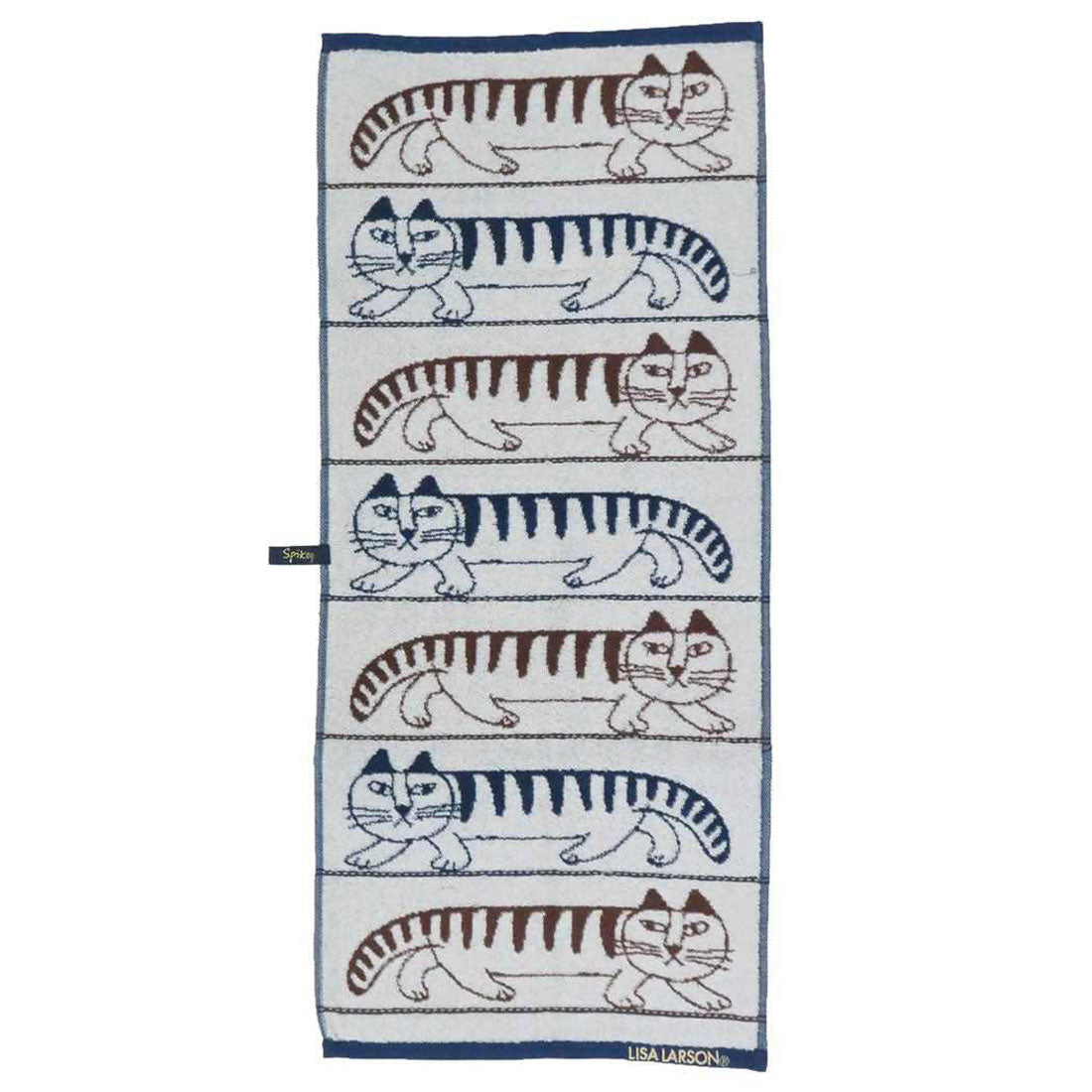 シネマコレクション cinemacollection リサ ラーソン フェイスタオル ジャガードロングタオル スパイキー 丸眞 汗拭きタオル キャラクター グッズ マルチカラー