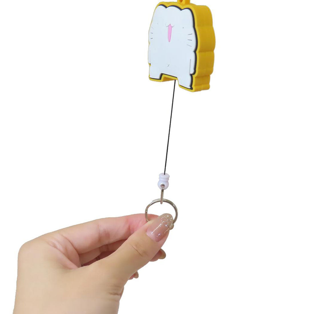 シネマコレクション cinemacollection からめる キーリング ラバーリールキーホルダー ねこ エスケイジャパン 鍵ホルダー キャラクター グッズ 他