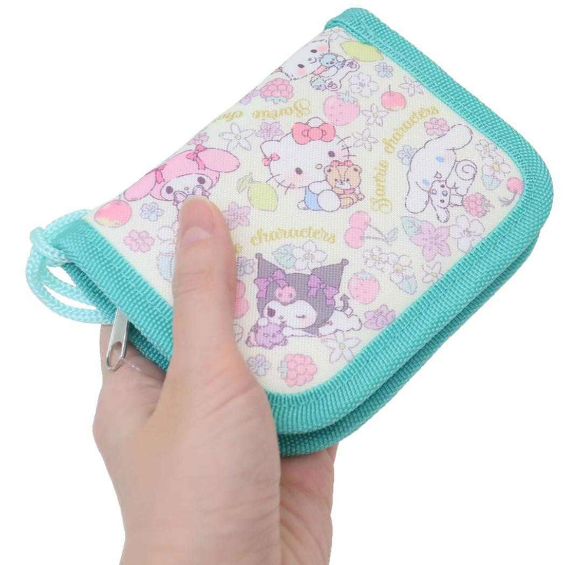 シネマコレクション cinemacollection サンリオキャラクターズ 子供用財布 キッズウォレット ミックスミント サンリオ アイプランニング 子ども こども プレゼント キャラクター グッズ グリーン