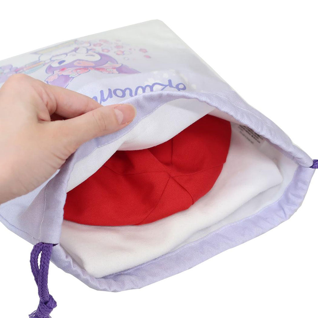 シネマコレクション cinemacollection クロミ 巾着袋 巾着M パープル サンリオ マルヨシ 新学期準備雑貨 幼稚園 小学生 キャラクター グッズ 他