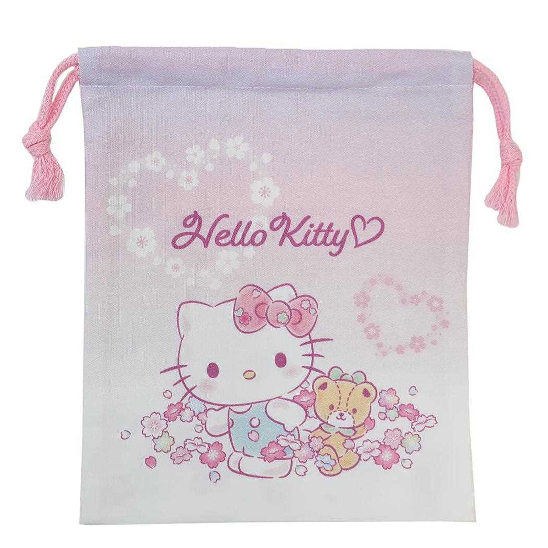 シネマコレクション cinemacollection ハローキティ 巾着袋 巾着S ピンク サンリオ マルヨシ 新学期準備雑貨 幼稚園 小学生 キャラクター グッズ ピンク