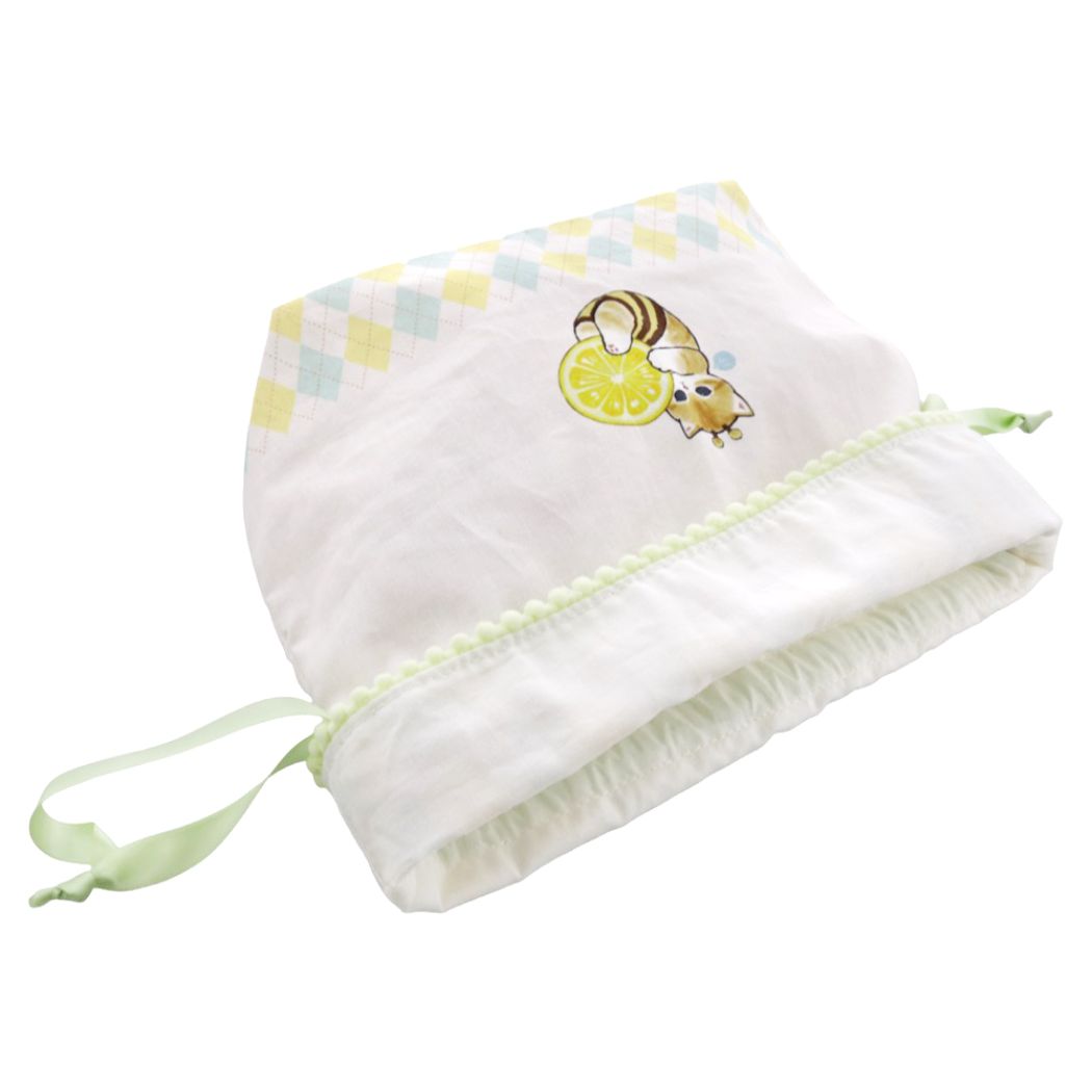 シネマコレクション cinemacollection モフサンド きんちゃくポーチ 巾着袋 ハチにゃん mofusand キャラクター プレゼント 男の子 女の子 ギフト (メーカー指定色) メーカー指定色