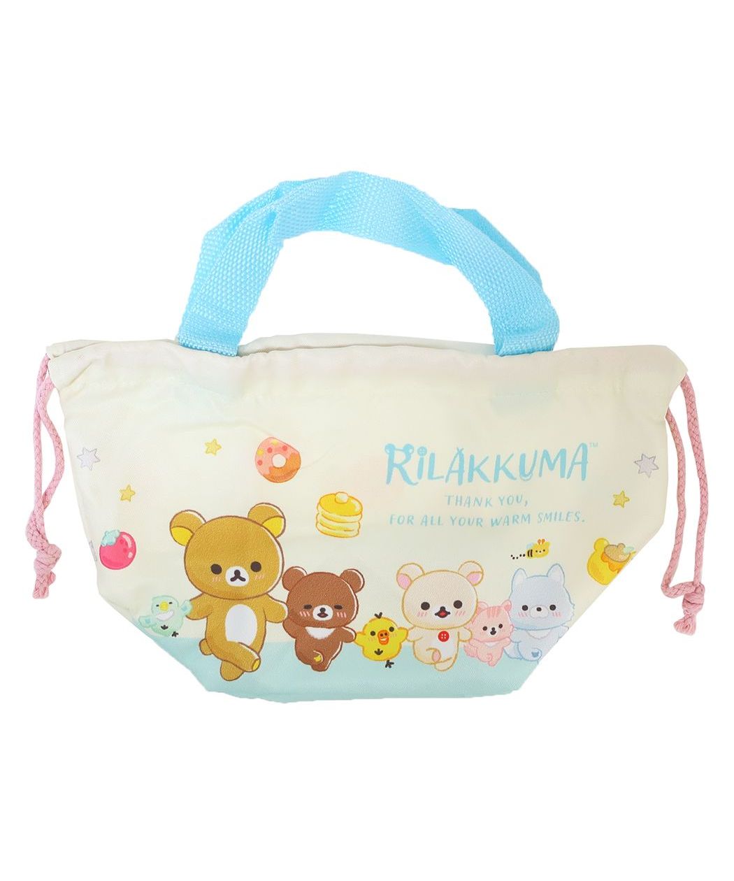 シネマコレクション cinemacollection リラックマ 巾着袋 マチ付き巾着 きんちゃくポーチ サンエックス ケイカンパニー 新学期準備雑貨 小物入れ キャラクター グッズ (メーカー指定色) メーカー指定色