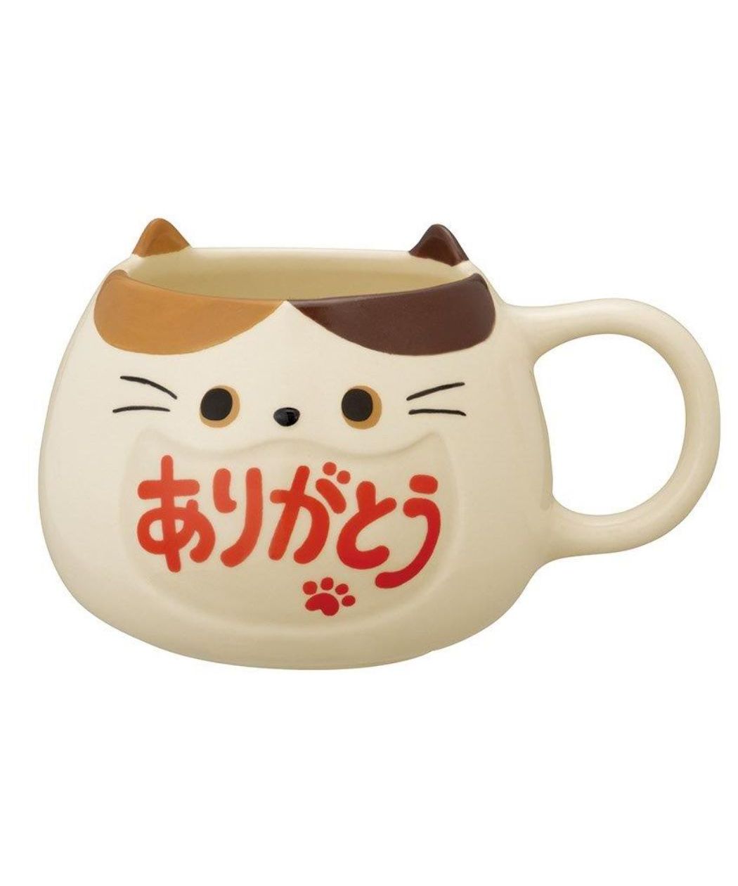 シネマコレクション cinemacollection マグカップ ありがとうマグ ねこ デコレ プレゼント キャラクター グッズ (メーカー指定色) メーカー指定色