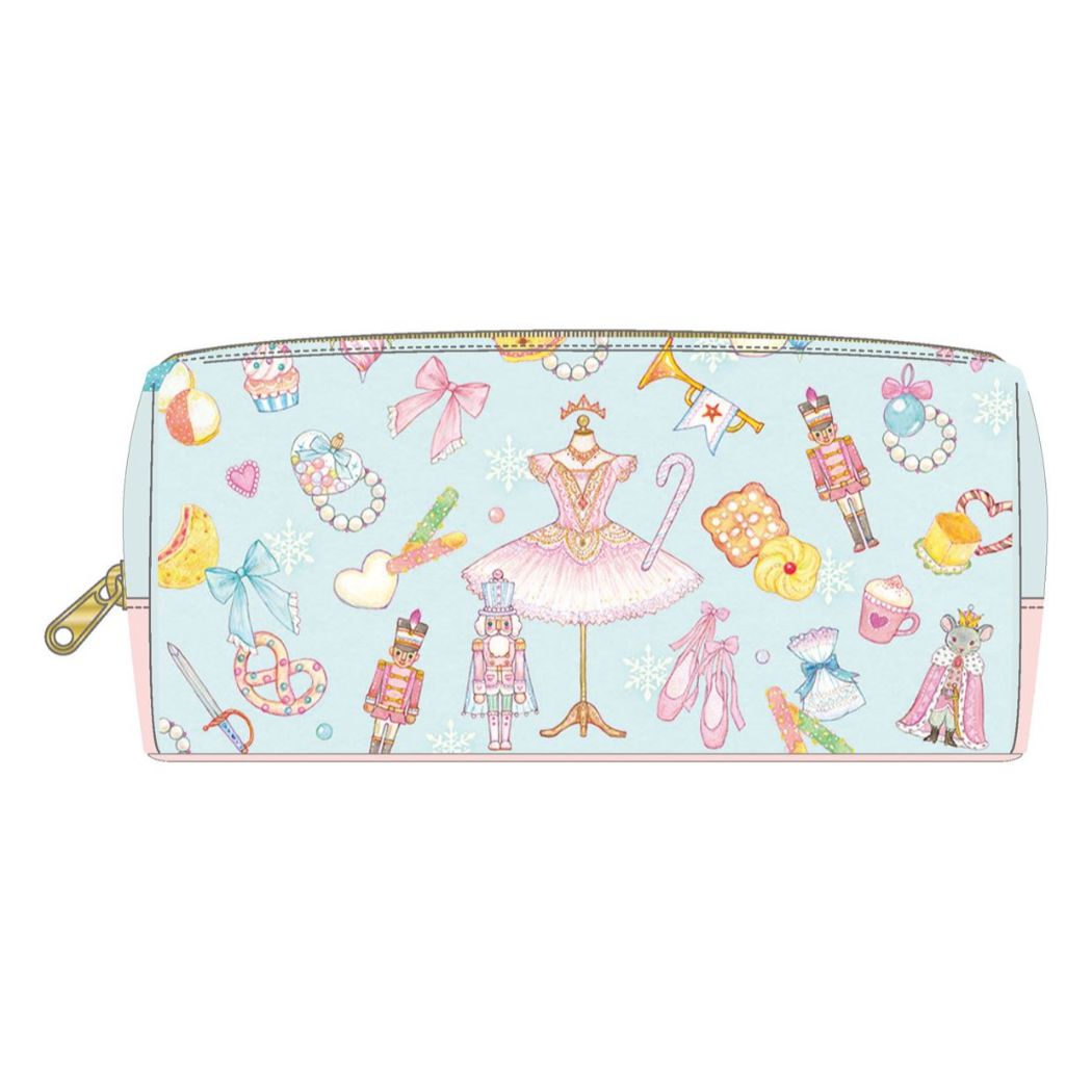 シネマコレクション cinemacollection たけいみき ペンケース BOXペンポーチ くるみ割り人形 クローズピン 筆箱 新学期準備文具 大容量 ガーリーイラスト グッズ (メーカー指定色) メーカー指定色