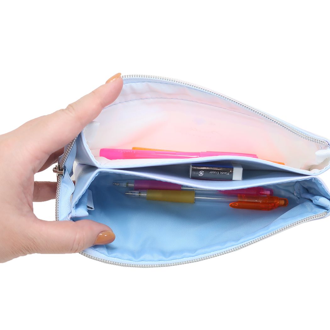 シネマコレクション cinemacollection ペンケース フラット2ポケットペンポーチ メロウブルーデイズ クーリア 筆箱 新学期準備文具 かわいい グッズ (メーカー指定色) メーカー指定色