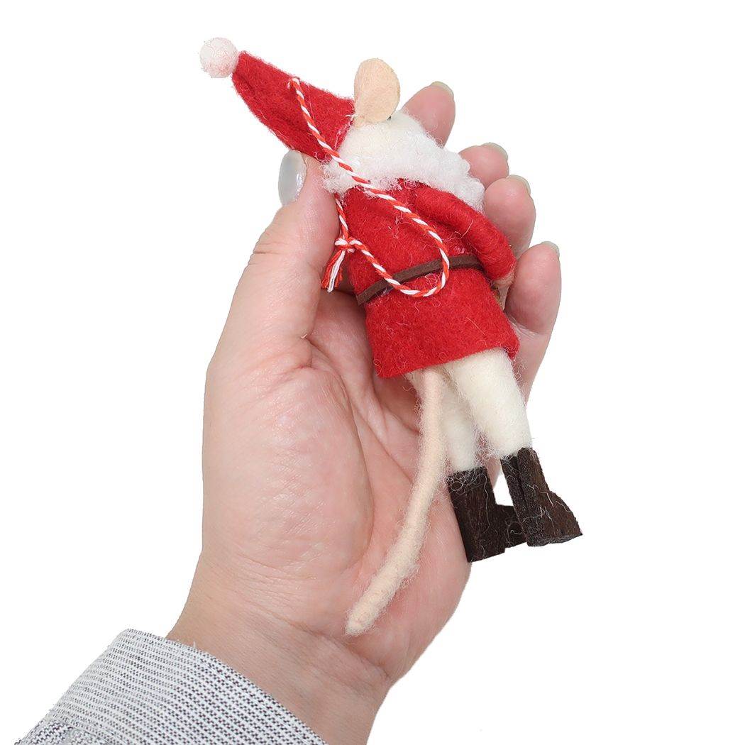 シネマコレクション cinemacollection マスコット フエルト マウスサンタ スター クリスマス APJ Xmas かわいい グッズ (メーカー指定色) メーカー指定色
