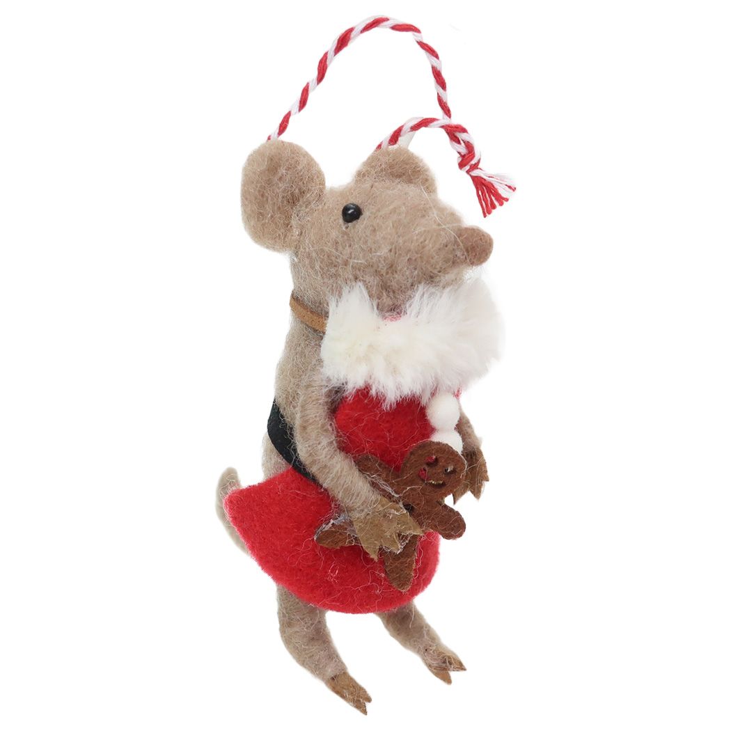 シネマコレクション cinemacollection マスコット フエルト マウスガールジンジャーブレッド クリスマス APJ Xmas かわいい グッズ (メーカー指定色) メーカー指定色