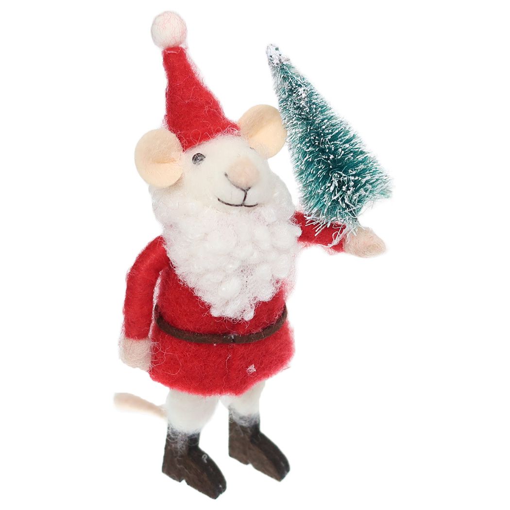 シネマコレクション cinemacollection マスコット フエルト マウスサンタツリー クリスマス APJ Xmas かわいい グッズ (メーカー指定色) メーカー指定色