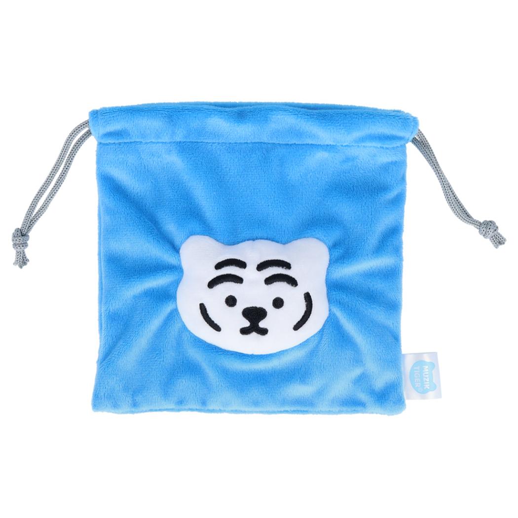 シネマコレクション cinemacollection MUZIK TIGER ムジークタイガー 巾着袋 ぬいぐるみ巾着 B サンスター文具 韓国 小物入れ かわいい キャラクター グッズ (メーカー指定色) メーカー指定色