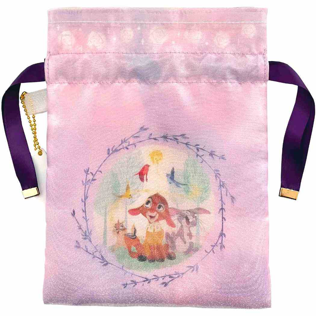 シネマコレクション cinemacollection ウィッシュ 巾着袋 チャーム付き巾着 きんちゃくポーチ インロック 小物入れ 映画キャラクター グッズ (メーカー指定色) メーカー指定色