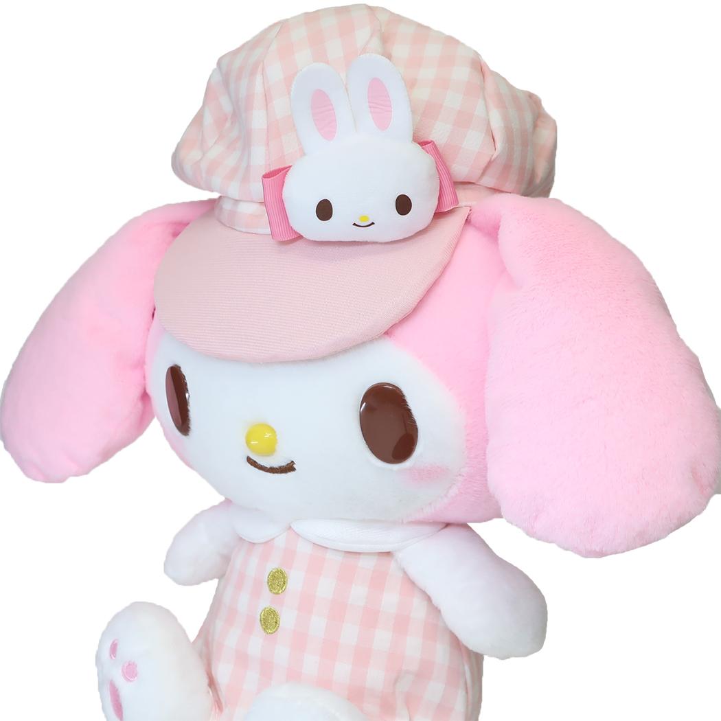 シネマコレクション cinemacollection マイメロディ ぬいぐるみ ギンガム キャスケット M サンリオ ナカジマ インテリアグッズ ギフト かわいい キャラクター グッズ