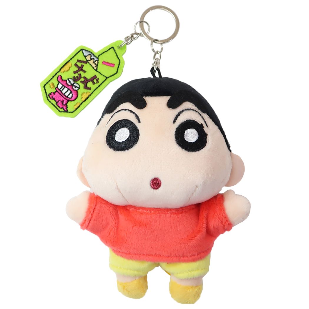 シネマコレクション cinemacollection クレヨンしんちゃん アニメキャラクター キーホルダー 刺繍チャームつき ぬいぐるみキーリング しんのすけ ノーマル