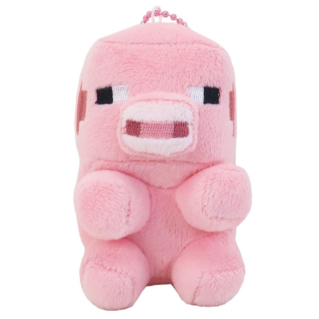 Cinema Collection cinemacollection MINECRAFT Minecraft Maikura Game Character Mascot Mini Plush Toy Ball Chain Pig Gift for Men