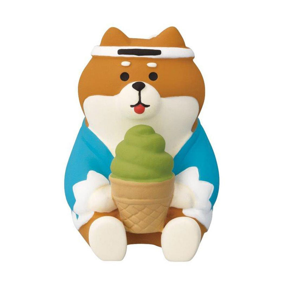 シネマコレクション cinemacollection マスコット 新撰組わんこ 抹茶ソフト デコレ インテリア かわいい グッズ ブルー