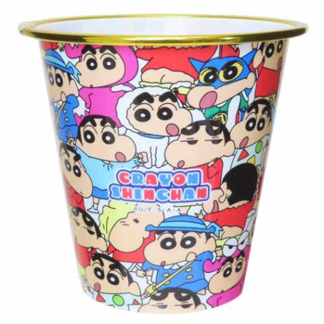 シネマコレクション cinemacollection クレヨンしんちゃん 卓上ゴミ箱 プチダストボックス ぎゅうぎゅう いつものしんちゃん ティーズファクトリー 卓上収納 アニメキャラクター グッズ マルチカラー