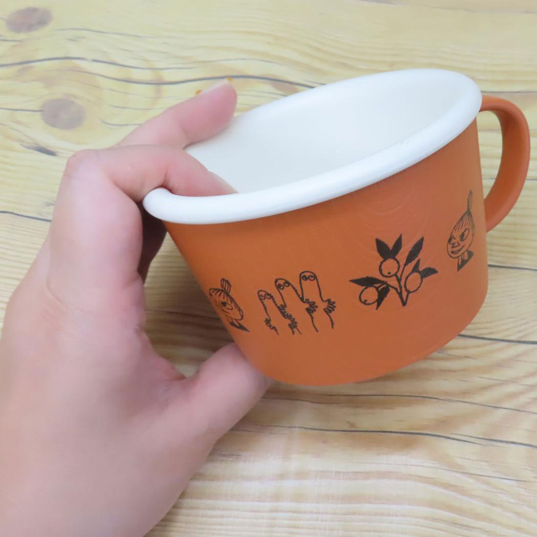 シネマコレクション cinemacollection ムーミン マグカップ スープカップ&カップ PLANTS GROW 北欧 カミオジャパン 食器 キャラクター グッズ 【返品不可商品】 オレンジ