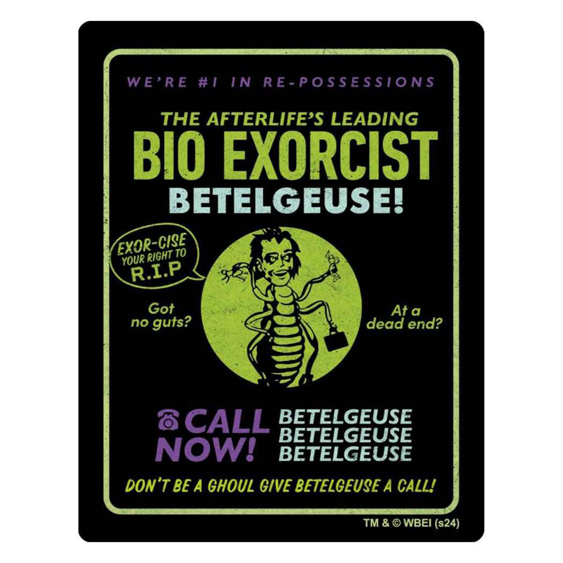 シネマコレクション cinemacollection ビートルジュース ビートルジュース ダイカットシール ステッカーセット インロック コレクション雑貨 デコレーション 映画キャラクター グッズ マルチカラー