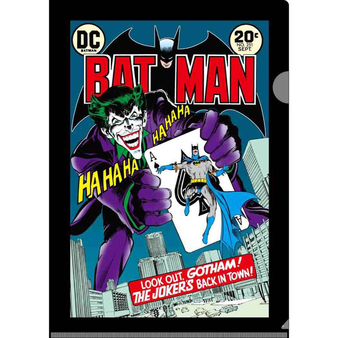 シネマコレクション cinemacollection ジョーカー クリアフォルダー A4シングルクリアファイル 3枚セット コミック DCコミック インロック 新学期準備文具 コレクション文具 映画キャラクター グッズ 他