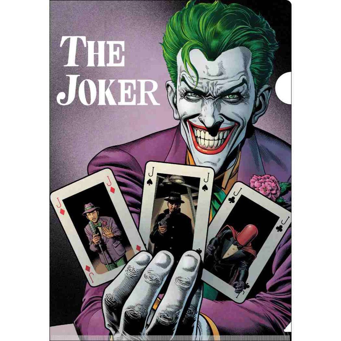 シネマコレクション cinemacollection ジョーカー クリアフォルダー A4シングルクリアファイル 3枚セット コミック DCコミック インロック 新学期準備文具 コレクション文具 映画キャラクター グッズ 他