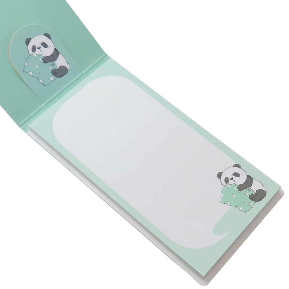 シネマコレクション cinemacollection いわさきゆうし 付箋 立つふせん まだ眠たいパンダ ふきだし ヒサゴ 立つふせん かわいい グッズ グリーン